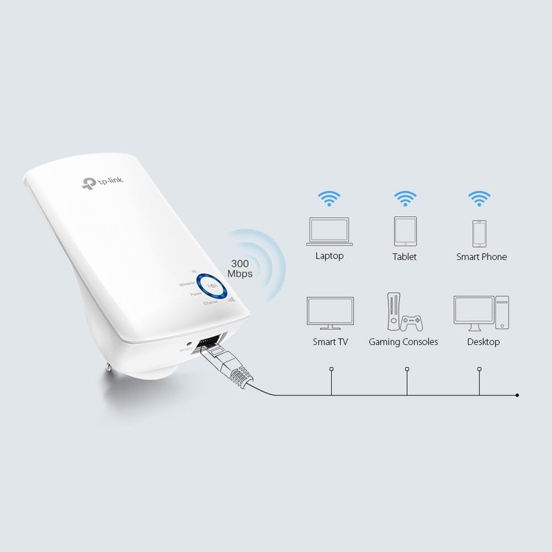 TP-Link N300 Wi-Fi Range Extender, Wifi Extender, Smart Home, Wireless,