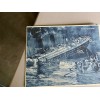 TITANIC SINKING APRIL 15, 1912 REPRINT OF AN OLD LITHO,