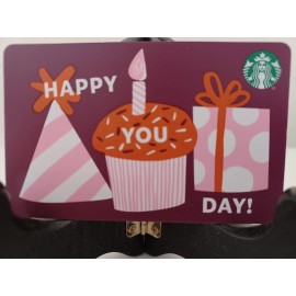 STARBUCKS CARD 2021 " HAPPY YOU DAY " BRAND NEW   GREAT PRICE