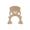 Despiau bass bridge, double bass bridge Superieur Planet D 3/4