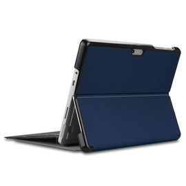 Kepuch Custer Case for Surface Go 4 2023, Go 3 2021, Go 2 2020, Go 2018, Smart PU Leather Protective Case Cover - Blue