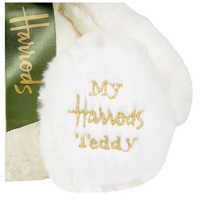 Harrods My Harrods Teddy Bear Plush Toy (White)
