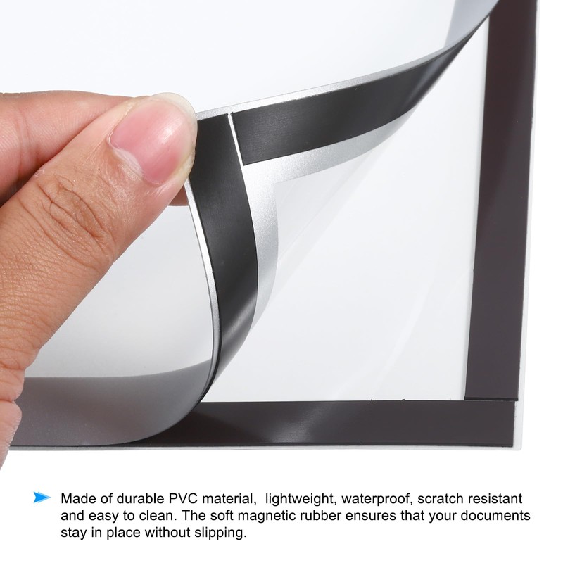 PATIKIL Magnetic Sign Holder 11x17 2 Pack A3 Magnetic Display