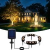 Sublume Solar Tree Lights Outdoor, Palm Tree Ring Uplights with