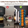 Worbic Coffee Pod Holder Compatible With 28 Nespresso Vertuo Pods,