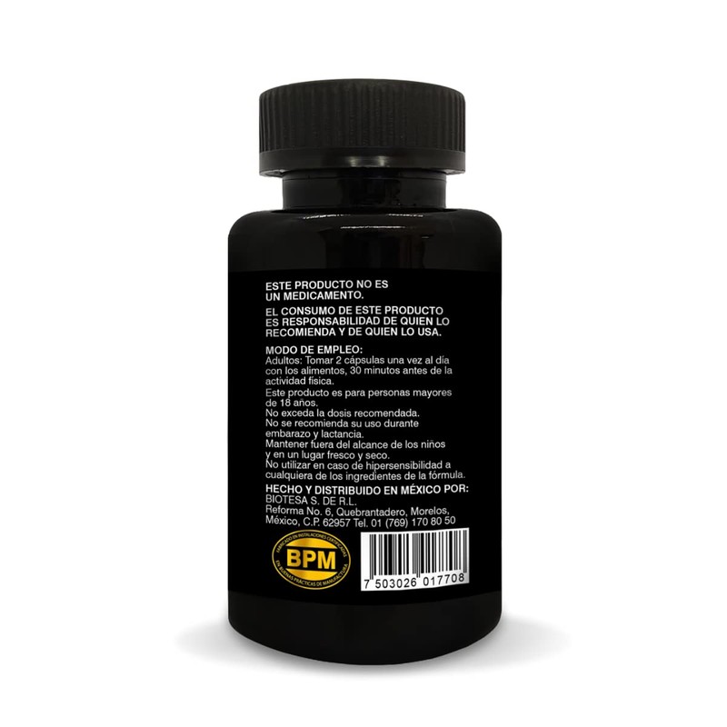 BIOSUPLE | L-Carnitina adicionada con Cetonas de Frambuesa, Guaraná y