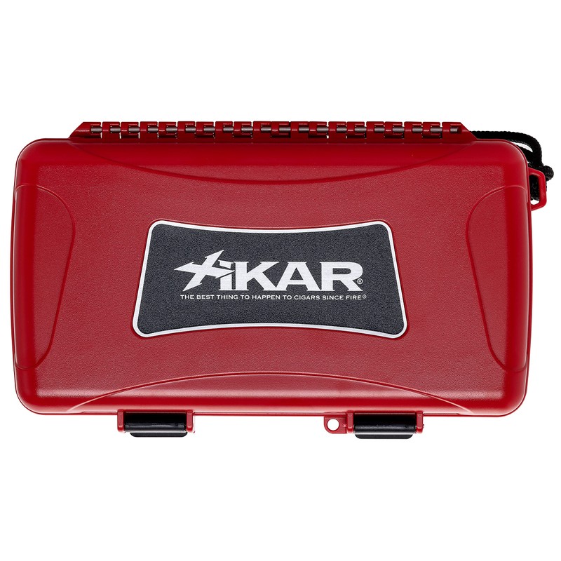 Cigar Travel Humidor Case Red