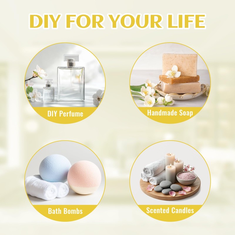 EVOKE OCCU Lemongrass Essential Oil for Diffuser Candle Spray Soap