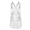 Funnytek Hair Stylist Apron for Women, Beauty Salon Clear Apron