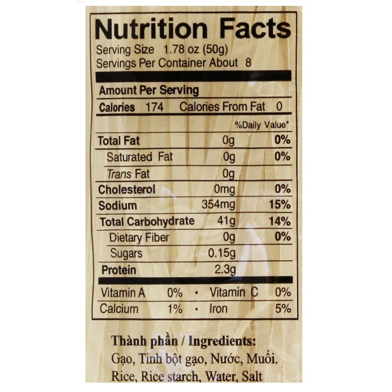 Viet Way Rice Noodle Sticks for Pho, 14oz (3 Packs)