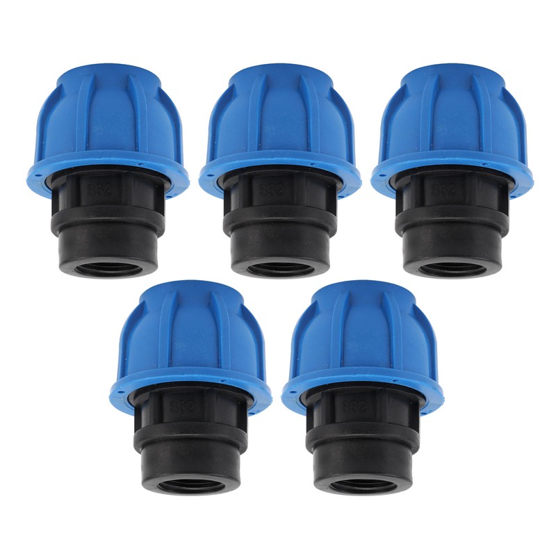 5PCS Plumbing Fittings Water Pipe Quick Connector Coupling Kit Female