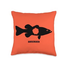 Angler, Fischer, Angel Fish Fish Outifts And Gifts Angel, Angler, Fisherman Outfit Bass Fishing Throw Pillow, 16x16, Multicolor