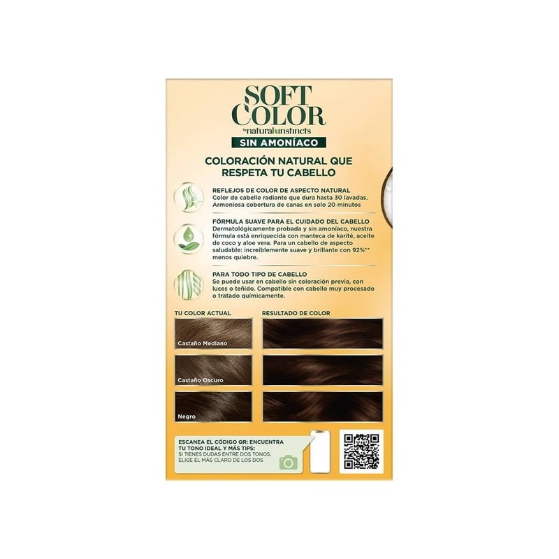 Tinte para cabello Soft Color Wella semipermanente 30 castaño oscuro