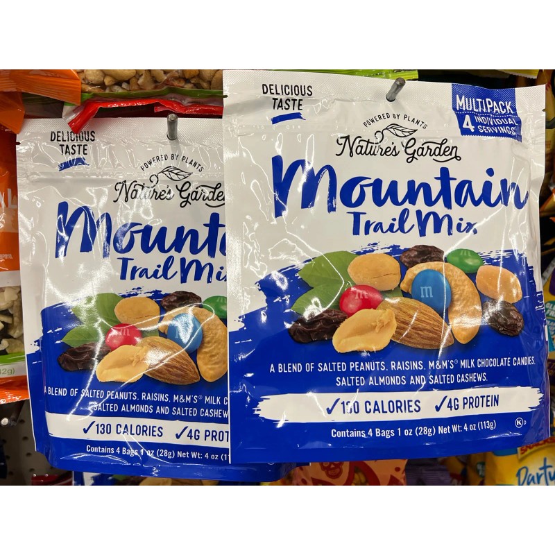 Natures Garden Mountain-Trail Mix Multipack 4 individual Serving Lot 2