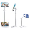 UTEBIT Height Adjustable Cell Phone Stand for Desk 360° Rotating,
