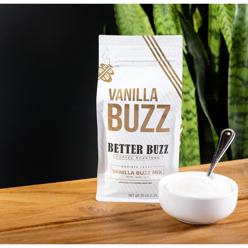 Better Buzz Vanilla Coffee Creamer (Vanilla Buzz) 20oz. Vanilla Powder