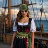 Pirate Accessories for Women Captain Pirate Costume Women with Head