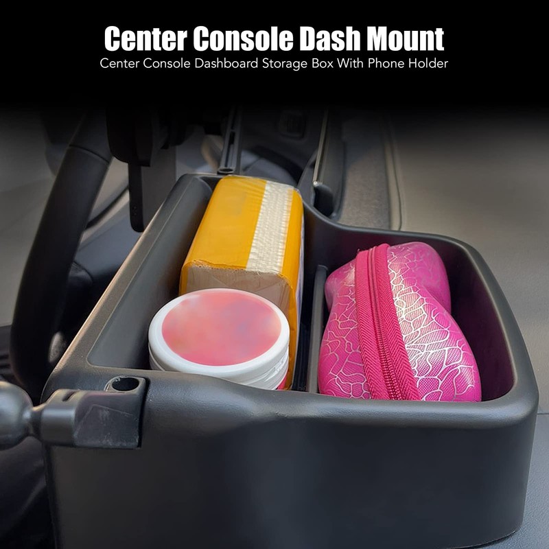 Centre Console Dashboard Storage Box, Dashboard Storage Box with Phone