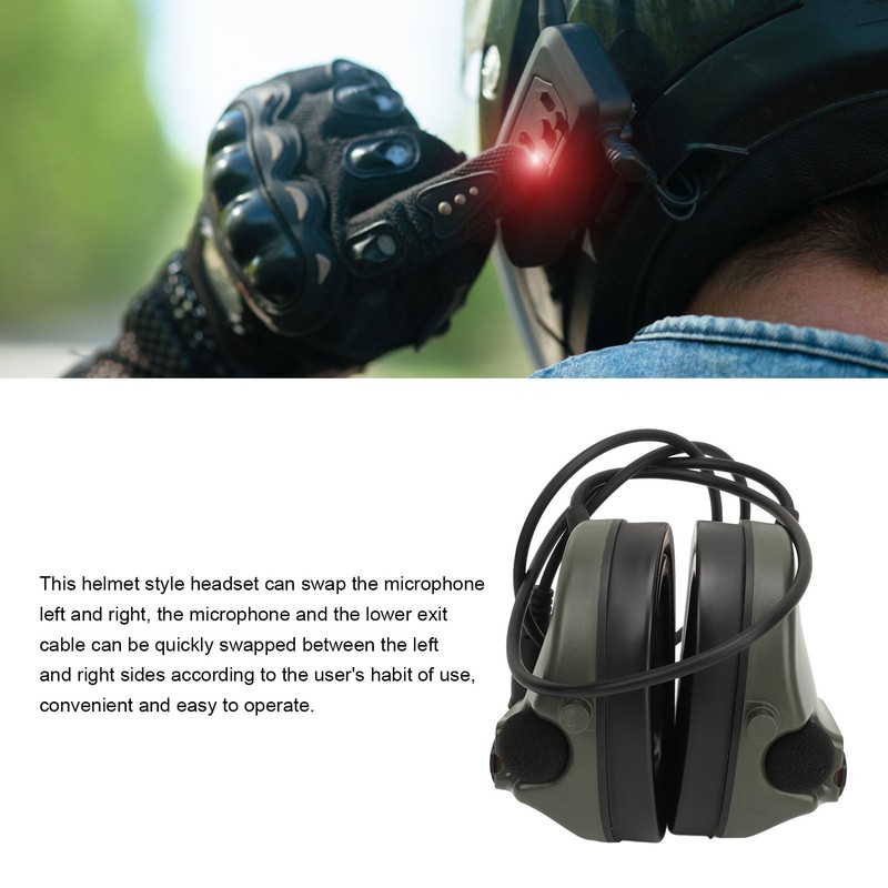 Noise Canceling Earmuffs Large Range Adjustable Easy Using Helmet Way