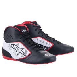 Alpinestars Tech-1 K Start V2 Karting Shoes - Size 10.5 - Black/White/Red (2711521-123-10.5)