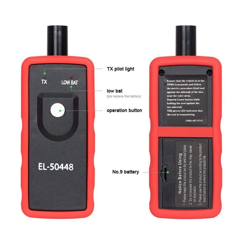 KINGBOLEN EL-50448 Automotive Tire Pressure Monitor Sensor TPMS Reset Relearn