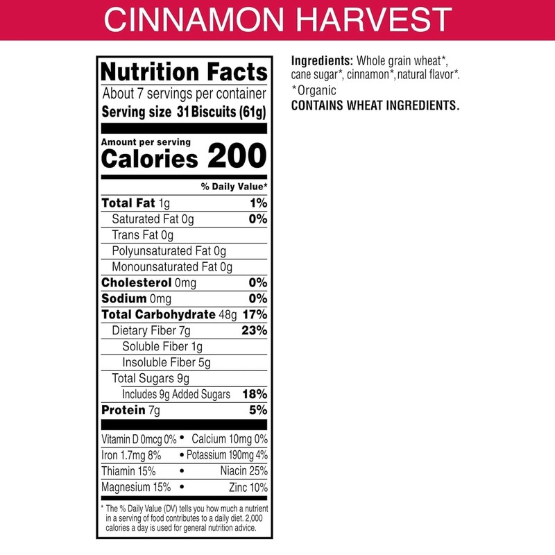 Generic Kashi - Organic Cinnamon Harvest Breakfast Cereal - Family