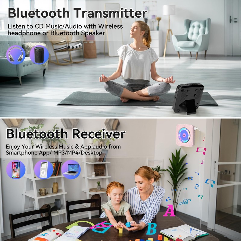 Radio with CD Player Children: Kegaudio Portable CD Players Portable