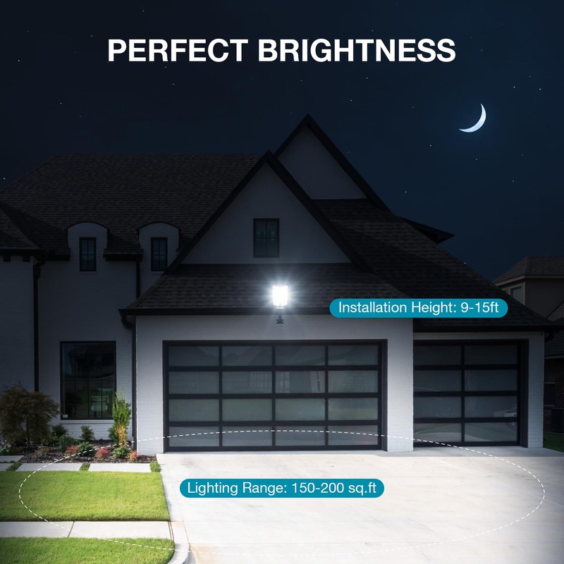 Solar Street Light Outdoor Waterproof, Wide Angle Solar Floodlight Outdoor