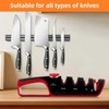 DPEDUAI 4-in-1 Manual Knife Sharpener – Best Kitchen Knife Sharpener