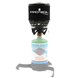 Flame King Pro-Boil All-in-One Camping and Backpacking Stove Cooking System, Boils Water in 90 Seconds, Gas Powered