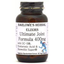Barlowe's Herbal Elixirs ULTIMATE JOINT FORMULA - TWO MONTH SUPPLY, BOTTLED IN GLASS, STEARATE & GMO FREE
