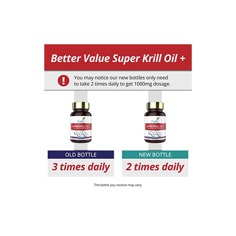Krill Oil Capsules High Strength - Organic Joint Care Pain
