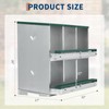 GarveeLife Chicken Nesting Boxes for Laying Eggs, 6 Compartments Nesting