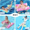 Swim Ring Float, Leaf Pattern Float, Water Hammock, Strong Buoyancy,