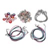 Charm Bracelet Making Kit Basic Bracelets Colored Beads Pendants Jewelry