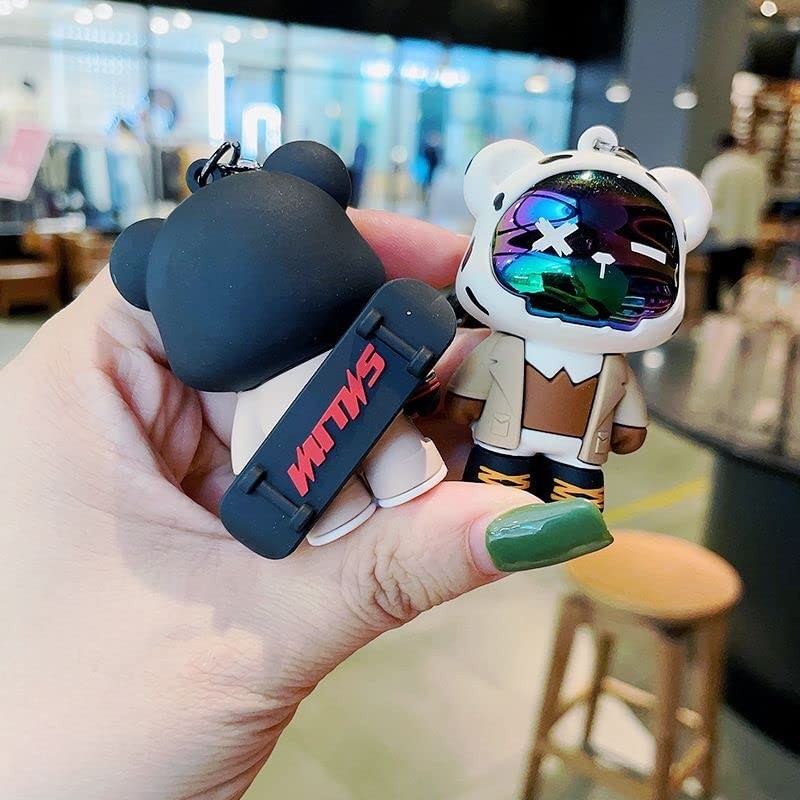 AIXUAN Tide Cool Inazuma Keychain Unique Bag Strap Female Detailed