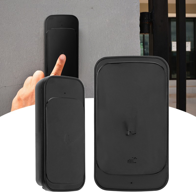 Wireless Doorbell Kit 38 Melodies 4 Volumes Waterproof 918.6ft Operating