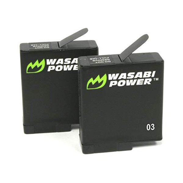 Wasabi Power Battery (2-Pack) for GoPro Hero 8 Black, Hero