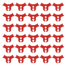 INCREWAY 30PCS Plant Stem Trainer,Plastic 90 Degree Plant Stem Trainer Plant Low-Pressure Training Clip Plant Branch Clamp (Red)