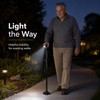Foldable Walking Cane with LED Light – Adjustable Lightweight Aluminum