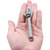 Silver Mini Adjustable Wrench Adjustable Spanner Small Shifting Spanner Mini