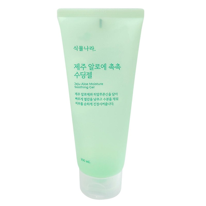 Plant Nation 식물나라 제주 알로에 촉촉 수딩젤 200ml 3개 Plant