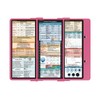Whitecoat Clipboard® - Critical Care Edtion (Tri-Fold, Pink)