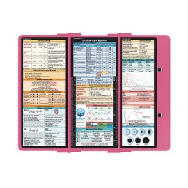 Whitecoat Clipboard® - Critical Care Edtion (Tri-Fold, Pink)