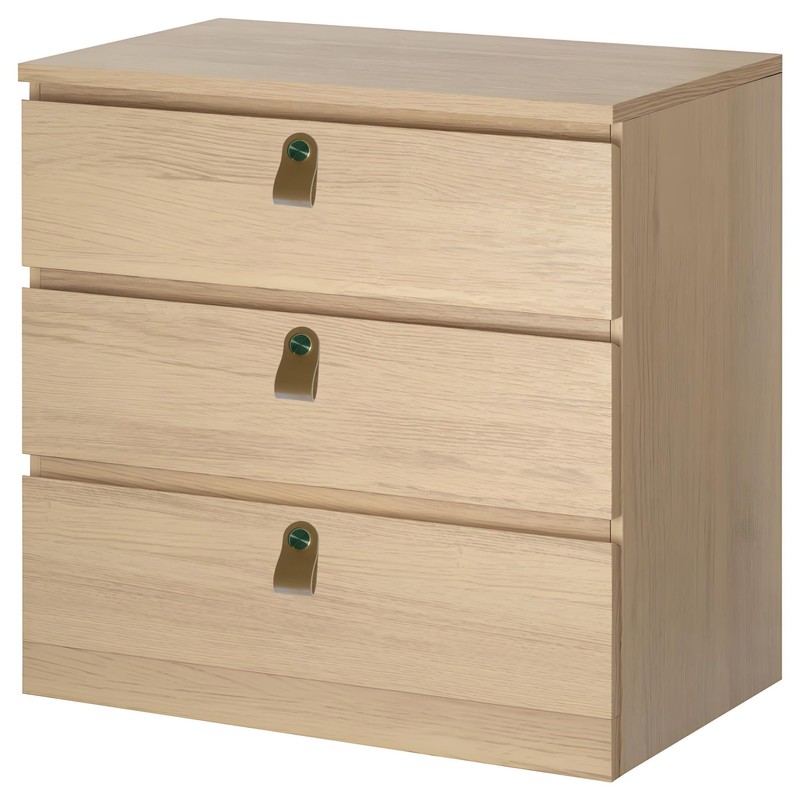 Single Hole Double Hole Leather Handle Leather Cowhide Handles, Drawer