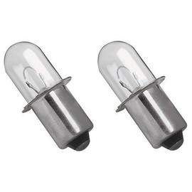 LEFITPA 2 Pack Replacement 18 Volt Xenon Bulb for Makita ML180 BML185 for Bosch GLI18V PLI18V for Milwaukee 49-24-0165 and M18 Series for DeWalt DW908 DW919 for Hitachi UB18D for Ryobi Flashlight