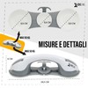 Jokline Elderly Shower Handle with 3 Suction Cups for Safety