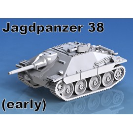 German - Hetzer SPG (3) - 12mm