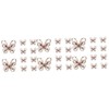 Healvian 30pcs Rhinestone Inlaid Butterfly Nail Art Decals DIY Manicure