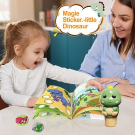 SZSMW Children's Stamp - Sticker Stamp Sided, Suitable for Children's Parties, School Awards, Birthday Gifts and Various Occasions (Green)